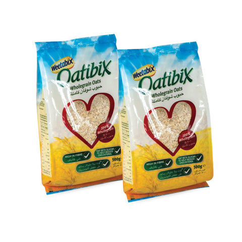 GETIT.QA- Qatar’s Best Online Shopping Website offers WEETABIX OATIBIX WHOLEGRAIN OATS 2 X 500 G at the lowest price in Qatar. Free Shipping & COD Available!