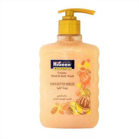 GETIT.QA- Qatar’s Best Online Shopping Website offers HI GEEN ANTISEPTIC CREAMY HAND & BODY WASH SHEA BUTTER BREEZE 500ML at the lowest price in Qatar. Free Shipping & COD Available!