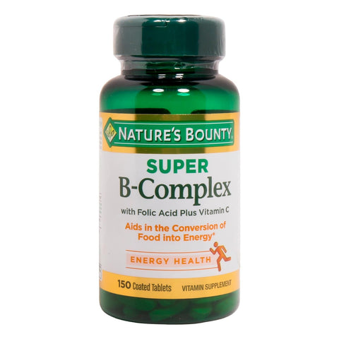 GETIT.QA- Qatar’s Best Online Shopping Website offers NATURE'S BOUNTY SUPER B-COMPLEX TABLETS 150PCS at the lowest price in Qatar. Free Shipping & COD Available!