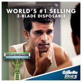 GETIT.QA- Qatar’s Best Online Shopping Website offers GILLETTE BLUE3 SENSE CARE MENÂ€™S DISPOSABLE RAZORS 6 PCS at the lowest price in Qatar. Free Shipping & COD Available!