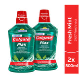 GETIT.QA- Qatar’s Best Online Shopping Website offers COLGATE PLAX MOUTHWASH FRESH MINT 2 X 500 ML at the lowest price in Qatar. Free Shipping & COD Available!