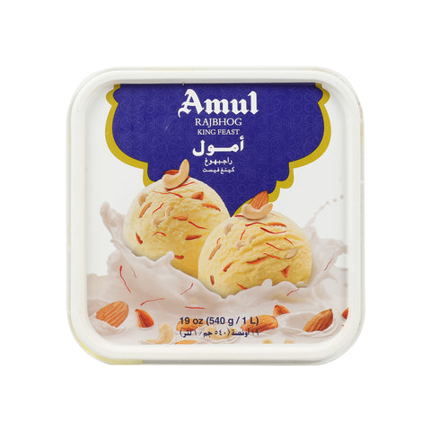 GETIT.QA- Qatar’s Best Online Shopping Website offers AMUL ICE CREAM RAJBHOG 540 G at the lowest price in Qatar. Free Shipping & COD Available!