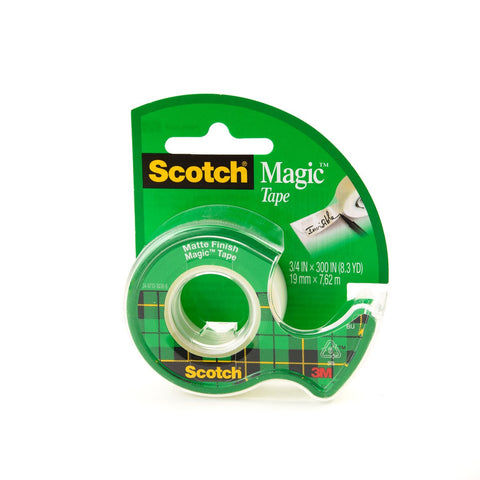 GETIT.QA- Qatar’s Best Online Shopping Website offers 3M SCOTCH MAGIC TAPE WITH PLASTIC DISPENSER 3/4INCH X 300INCH 1PC at the lowest price in Qatar. Free Shipping & COD Available!