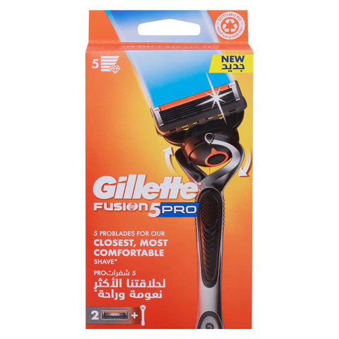 GETIT.QA- Qatar’s Best Online Shopping Website offers GILLETTE FUSION PROGLIDE 5 FLEX BALL MEN'S RAZOR 1 HANDLE + 2 BLADES at the lowest price in Qatar. Free Shipping & COD Available!