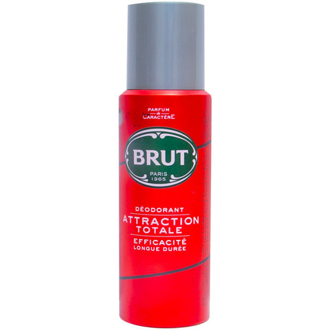 GETIT.QA- Qatar’s Best Online Shopping Website offers BRUT ATTRACTION TOTALE DEODORANT SPRAY 200 ML at the lowest price in Qatar. Free Shipping & COD Available!