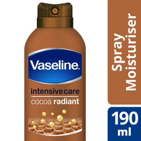 GETIT.QA- Qatar’s Best Online Shopping Website offers VASELINE BODY SPRAY COCOA RADIANT 190 G at the lowest price in Qatar. Free Shipping & COD Available!