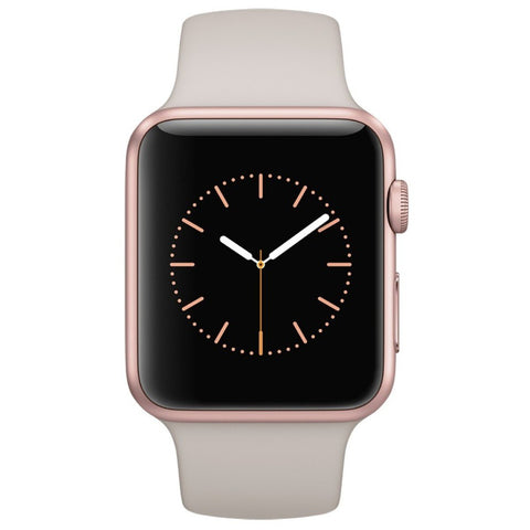 GETIT.QA- Qatar’s Best Online Shopping Website offers APPLE WATCH SPORT MLC62 42MM ROSE GOLD ALUMINUM CASE WITH STONE SPORT BAND at the lowest price in Qatar. Free Shipping & COD Available!