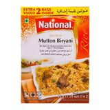 GETIT.QA- Qatar’s Best Online Shopping Website offers NATIONAL MUTTON BIRIYANI MASALA 2 X 45 G
 at the lowest price in Qatar. Free Shipping & COD Available!