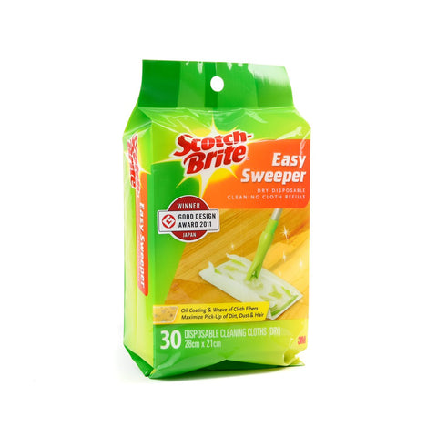 GETIT.QA- Qatar’s Best Online Shopping Website offers 3M SCOTCH BRITE EASY SWEEPER REFILL (DRY) SIZE 28CM X 21CM 30PCS at the lowest price in Qatar. Free Shipping & COD Available!