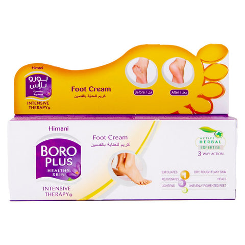 GETIT.QA- Qatar’s Best Online Shopping Website offers HIMANI BORO PLUS INTENSIVE THERAPY FOOT CREAM 50 ML at the lowest price in Qatar. Free Shipping & COD Available!