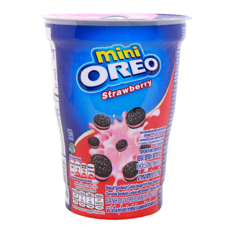 GETIT.QA- Qatar’s Best Online Shopping Website offers OREO MINI STRAWBERRY SANDWICH BISCUIT 61.3 G at the lowest price in Qatar. Free Shipping & COD Available!