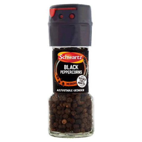 "GETIT.QA- Qatar’s Best Online Shopping Website offers SCHWARTZ BLACK PEPPERCORNS GRINDER 35G
 at the lowest price in Qatar. Free Shipping & COD Available!"