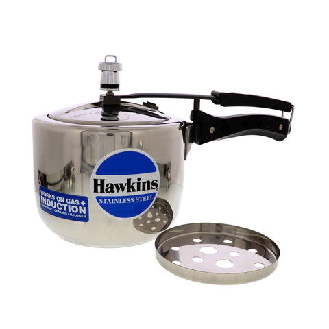 GETIT.QA- Qatar’s Best Online Shopping Website offers HAWKINS STAINLESS STEEL PRESSURE COOKER B60 3LTR at the lowest price in Qatar. Free Shipping & COD Available!