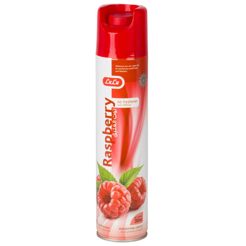 GETIT.QA- Qatar’s Best Online Shopping Website offers LULU AIR FRESHENER RASPBERRY 300ML at the lowest price in Qatar. Free Shipping & COD Available!