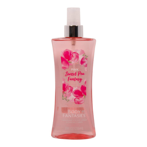 GETIT.QA- Qatar’s Best Online Shopping Website offers BODY FANTASIES PINK SWEET PEA FANTASY BODY SPRAY 236 ML at the lowest price in Qatar. Free Shipping & COD Available!