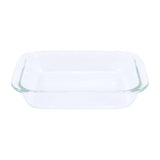 GETIT.QA- Qatar’s Best Online Shopping Website offers CHEFLINE HSAP25L BOROSILICATE GLASS RECTANGLE BAKING DISH-- 2.2 LITRE-- TRANSPARENT at the lowest price in Qatar. Free Shipping & COD Available!