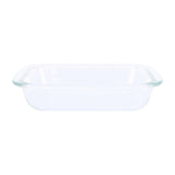 GETIT.QA- Qatar’s Best Online Shopping Website offers CHEFLINE HSAP25L BOROSILICATE GLASS RECTANGLE BAKING DISH-- 2.2 LITRE-- TRANSPARENT at the lowest price in Qatar. Free Shipping & COD Available!