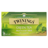 GETIT.QA- Qatar’s Best Online Shopping Website offers TWINING'S MOROCCAN MINT WITH CARDAMOM GREEN TEA 25 TEABAGS at the lowest price in Qatar. Free Shipping & COD Available!