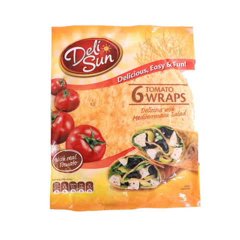 GETIT.QA- Qatar’s Best Online Shopping Website offers DELI SUN TOMATO WRAPS 6 PCS 360 G at the lowest price in Qatar. Free Shipping & COD Available!