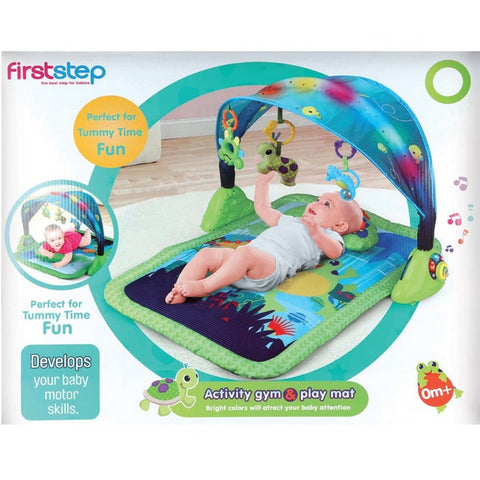 GETIT.QA- Qatar’s Best Online Shopping Website offers FIRST STEP BABY PLAY MAT WITH MUSIC 66142 at the lowest price in Qatar. Free Shipping & COD Available!