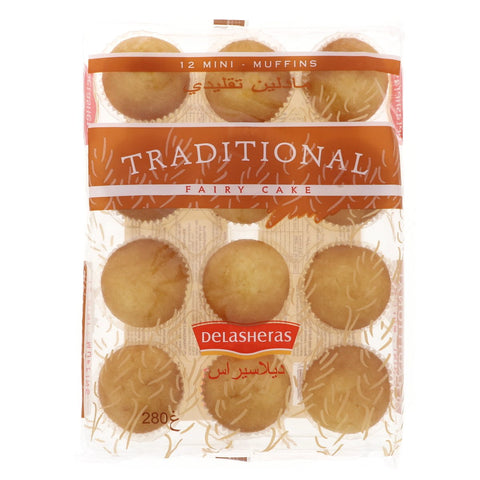 GETIT.QA- Qatar’s Best Online Shopping Website offers DELASHERAS TRADITIONAL MINI MUFFINS 12 PCS at the lowest price in Qatar. Free Shipping & COD Available!