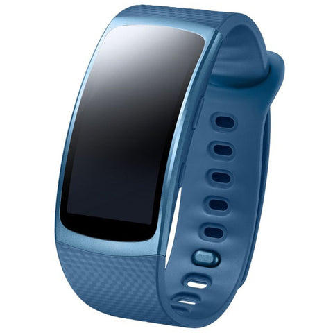 GETIT.QA- Qatar’s Best Online Shopping Website offers SAMSUNG GEAR FIT2 GPS SPORTS BAND R3600 LARGE BLUE at the lowest price in Qatar. Free Shipping & COD Available!