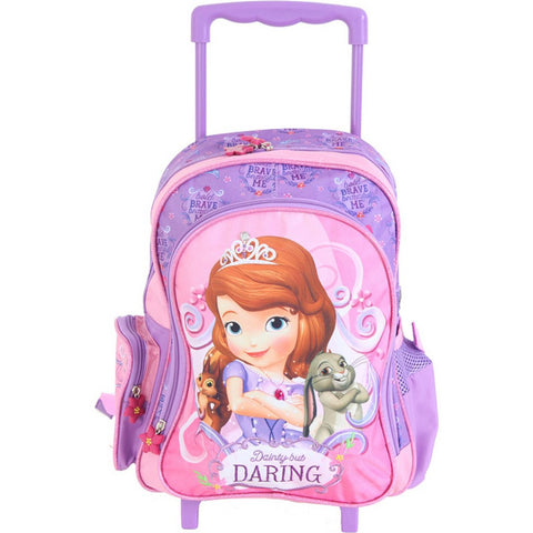 GETIT.QA- Qatar’s Best Online Shopping Website offers SOFIA THE FIRST SCHOOL TROLLEY, FK16332, 14 INCH at the lowest price in Qatar. Free Shipping & COD Available!