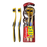 GETIT.QA- Qatar’s Best Online Shopping Website offers COLGATE 360 CHARCOAL GOLD BLACK SOFT TOOTHBRUSH MULTI COLOR 2 PCS at the lowest price in Qatar. Free Shipping & COD Available!