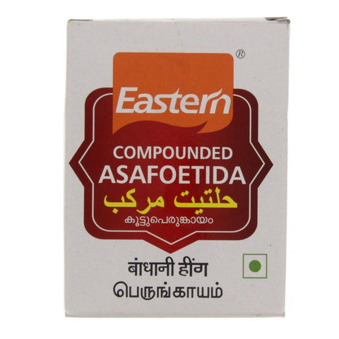 GETIT.QA- Qatar’s Best Online Shopping Website offers EASTERN COMPOUNDED ASAFOETIDA 100 G at the lowest price in Qatar. Free Shipping & COD Available!