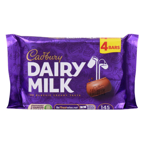 GETIT.QA- Qatar’s Best Online Shopping Website offers CADBURY DAIRYMILK 4X27.2G at the lowest price in Qatar. Free Shipping & COD Available!