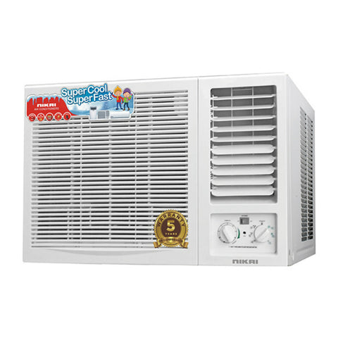 GETIT.QA- Qatar’s Best Online Shopping Website offers NIKAI WINDOW AIR CONDITIONER, ROTARY COMPRESSOR, 1.5 T, NWAC18031N24 at the lowest price in Qatar. Free Shipping & COD Available!