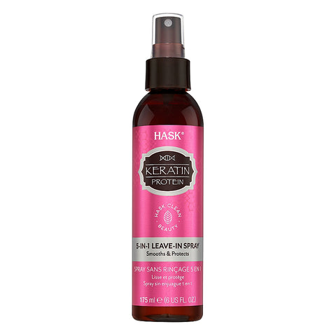 GETIT.QA- Qatar’s Best Online Shopping Website offers HASK KERATIN PROTEIN 5 IN 1 LEAVE-IN SPRAY-- 175 ML at the lowest price in Qatar. Free Shipping & COD Available!