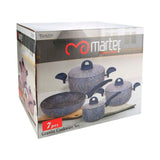 GETIT.QA- Qatar’s Best Online Shopping Website offers MARTEF GRANITE COOKWARE SET 7PCS TURKEY at the lowest price in Qatar. Free Shipping & COD Available!