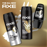 GETIT.QA- Qatar’s Best Online Shopping Website offers AXE MEN ANTIPERSPIRANT DEODORANT SPRAY GOLD-- 72 HOURS ANTI-SWEAT-- 150 ML at the lowest price in Qatar. Free Shipping & COD Available!