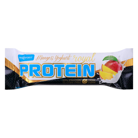 GETIT.QA- Qatar’s Best Online Shopping Website offers MAX SPORT GLUTEN FREE MANGO & YOGHURT ROYAL PROTEIN BAR 60 G
 at the lowest price in Qatar. Free Shipping & COD Available!