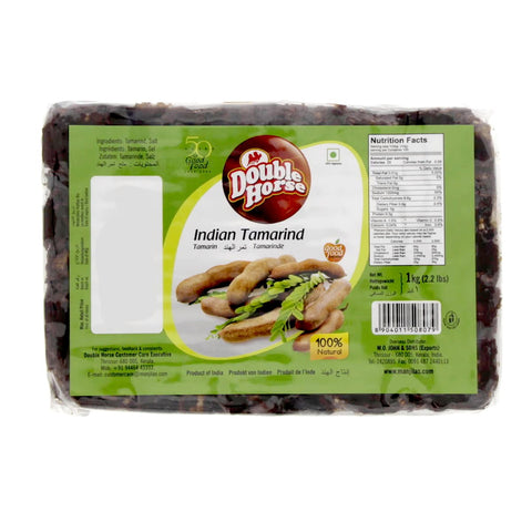 GETIT.QA- Qatar’s Best Online Shopping Website offers DOUBLE HORSE INDIAN TAMARIND 1 KG
 at the lowest price in Qatar. Free Shipping & COD Available!