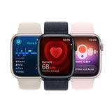 GETIT.QA- Qatar’s Best Online Shopping Website offers APPLE WATCH SERIES 9 GPS, PINK ALUMINIUM CASE WITH LIGHT PINK SPORT BAND, 45 MM, S/M, MR9G3QA/A at the lowest price in Qatar. Free Shipping & COD Available!