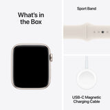 GETIT.QA- Qatar’s Best Online Shopping Website offers PRE-ORDER APPLE WATCH SE GPS, 44 MM STARLIGHT ALUMINIUM CASE WITH STARLIGHT SPORT BAND - S/M, MXEU3QA/A at the lowest price in Qatar. Free Shipping & COD Available!