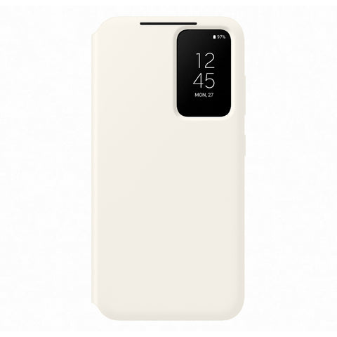 GETIT.QA- Qatar’s Best Online Shopping Website offers SAMSUNG S23+ SMART VIEW WALLET CASE, CREAM, EF-ZS916CUEGWW at the lowest price in Qatar. Free Shipping & COD Available!