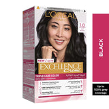 GETIT.QA- Qatar’s Best Online Shopping Website offers L'OREAL PARIS EXCELLENCE CREME COLOR 1 BLACK NOIR 1 PKT at the lowest price in Qatar. Free Shipping & COD Available!