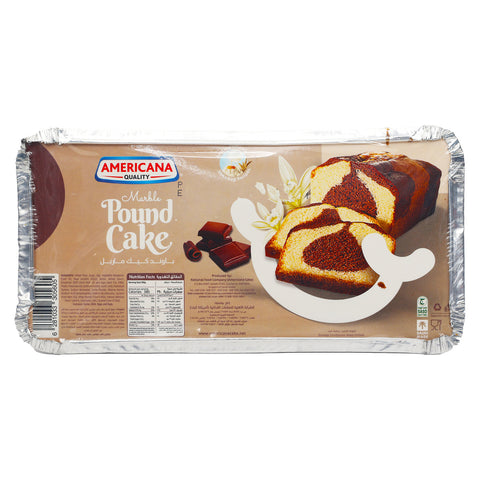 GETIT.QA- Qatar’s Best Online Shopping Website offers AMERICANA MARBLE POUND CAKE 290 G at the lowest price in Qatar. Free Shipping & COD Available!

