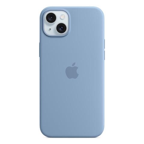 GETIT.QA- Qatar’s Best Online Shopping Website offers APPLE IPHONE 15 PLUS SILICONE CASE WITH MAGSAFE, WINTER BLUE, MT193ZM/A at the lowest price in Qatar. Free Shipping & COD Available!