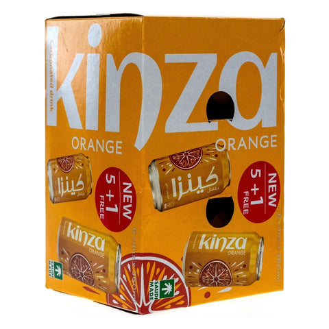 GETIT.QA- Qatar’s Best Online Shopping Website offers KINZA CARBONATED DRINK ORANGE 6 X 360 ML at the lowest price in Qatar. Free Shipping & COD Available!