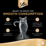 GETIT.QA- Qatar’s Best Online Shopping Website offers SHEBA FILLETS CHICKEN WITH SUSTAINABLE TUNA CAT FOOD 60 G at the lowest price in Qatar. Free Shipping & COD Available!