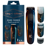 GETIT.QA- Qatar’s Best Online Shopping Website offers KING C. GILLETTE CORDLESS MEN’S BEARD TRIMMER KIT WITH LIFETIME SHARP BLADES AND 3 INTERCHANGEABLE COMBS at the lowest price in Qatar. Free Shipping & COD Available!