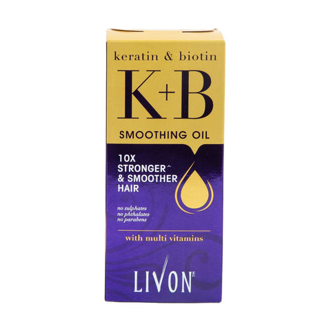 GETIT.QA- Qatar’s Best Online Shopping Website offers LIVON KERATIN & BIOTIN SMOOTHING OIL 100 ML at the lowest price in Qatar. Free Shipping & COD Available!