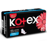 GETIT.QA- Qatar’s Best Online Shopping Website offers KOTEX MAXI PROTECT THICK NORMAL SIZE SANITARY PADS WITH WINGS 50PCS at the lowest price in Qatar. Free Shipping & COD Available!