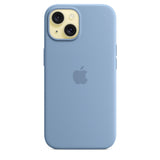 GETIT.QA- Qatar’s Best Online Shopping Website offers APPLE IPHONE 15 SILICONE CASE WITH MAGSAFE, WINTER BLUE, MT0Y3ZM/A at the lowest price in Qatar. Free Shipping & COD Available!