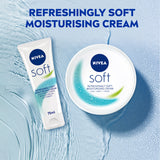 GETIT.QA- Qatar’s Best Online Shopping Website offers NIVEA MOISTURISING CREAM SOFT REFRESHING JAR 100 ML at the lowest price in Qatar. Free Shipping & COD Available!