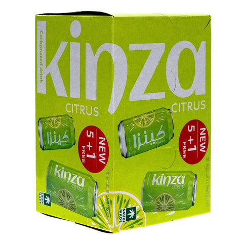 GETIT.QA- Qatar’s Best Online Shopping Website offers KINZA CARBONATED DRINK CITRUS 6 X 360 ML at the lowest price in Qatar. Free Shipping & COD Available!